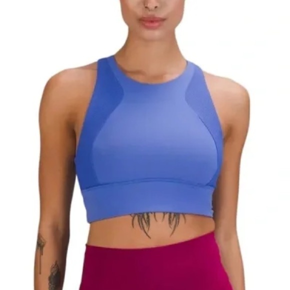 Lululemon Everlux High-Neck Train Bra Size 10 - Picture 1 of 6